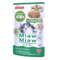 Aixia Pouch  Miaw Miaw Juicy Fish Mix 60g